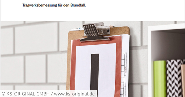 Brandschutz Mit Kalksandstein | KS-ORIGINAL GMBH